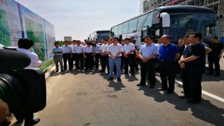 张家口市委、市政府开展重点项目暨集团京张奥产业园区建设观摩